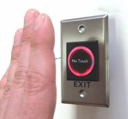 Przyciski otwarcia bezdotykowe