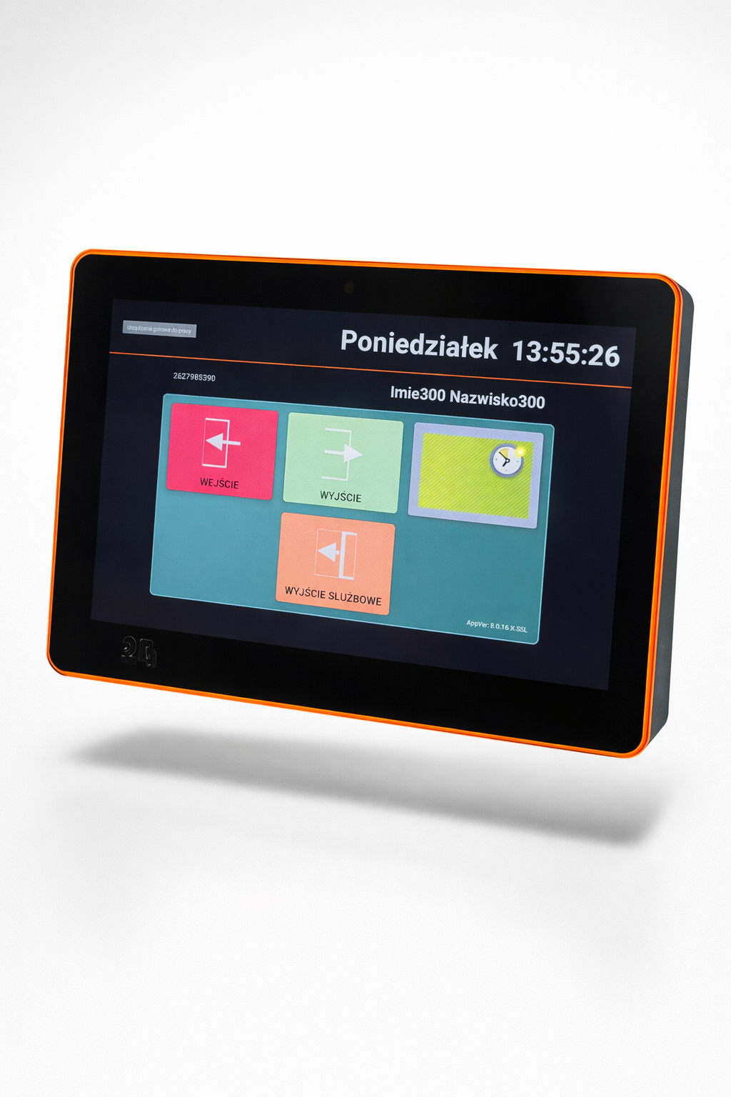 Rejestrator TBL10MF z ekranem dotykowym 10